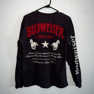 S Budweiser Long Sleeve Tee